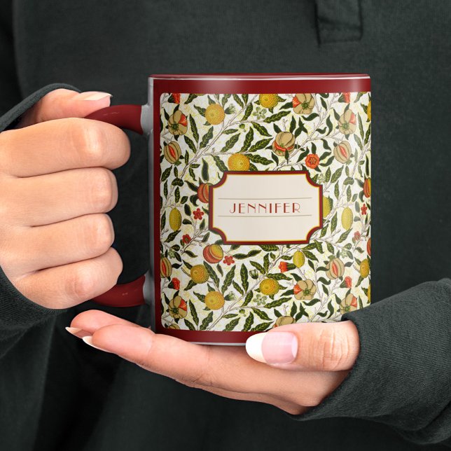 William Morris Lemons Pomegranate Pattern Tasse (Von Creator hochgeladen)