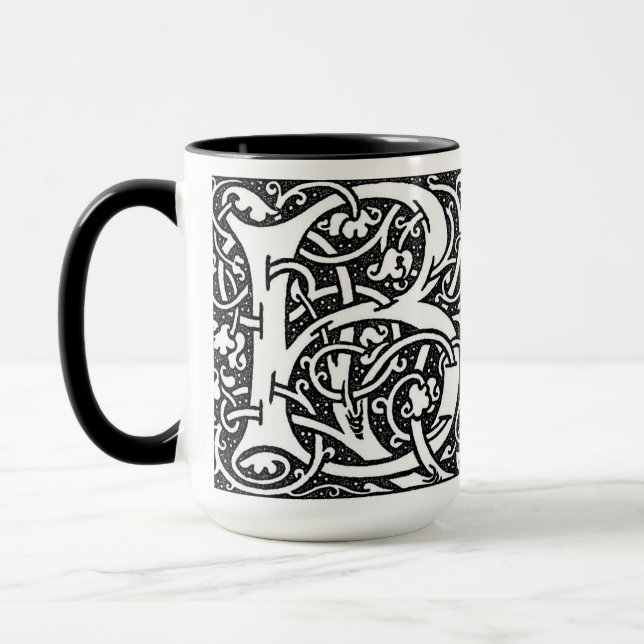 William Morris Letter 'B' - Tasse (Links)