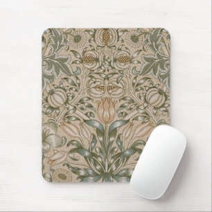William Morris Lilien- und Granatapfel-Blütenmuste Mousepad