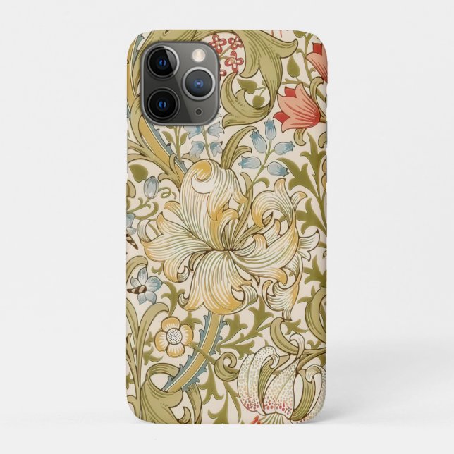 William Morris Lily Art Nouveau Case-Mate iPhone Hülle (Rückseite)