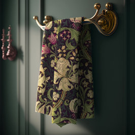 William Morris Lily Art Nouveau Floral Badhandtuch Set