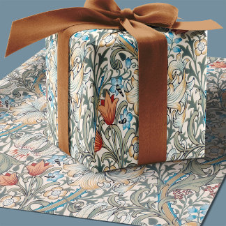 William Morris Lily Art Nouveau Floral Pattern Geschenkpapier