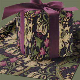 William Morris Lily Art Nouveau Floral Pattern Geschenkpapier