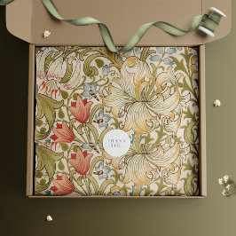 William Morris Lily Art Nouveau Floral Seidenpapier