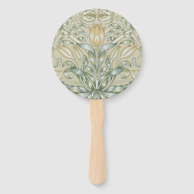 William Morris Lily und Pomegranate Blume Classic Fächer (Vorderseite)