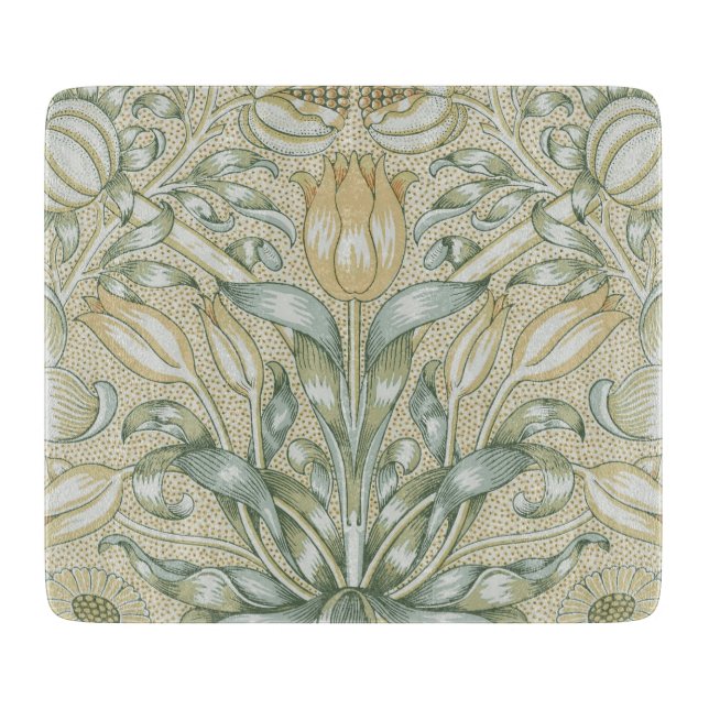 William Morris Lily und Pomegranate Blume Classic Schneidebrett (Vorderseite)