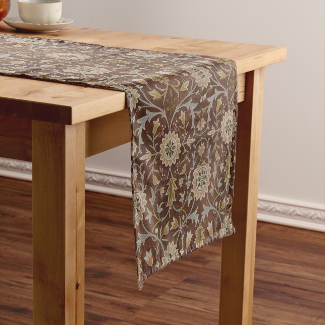 William Morris Little Blume Carpet Kurzer Tischläufer (Beispiel)