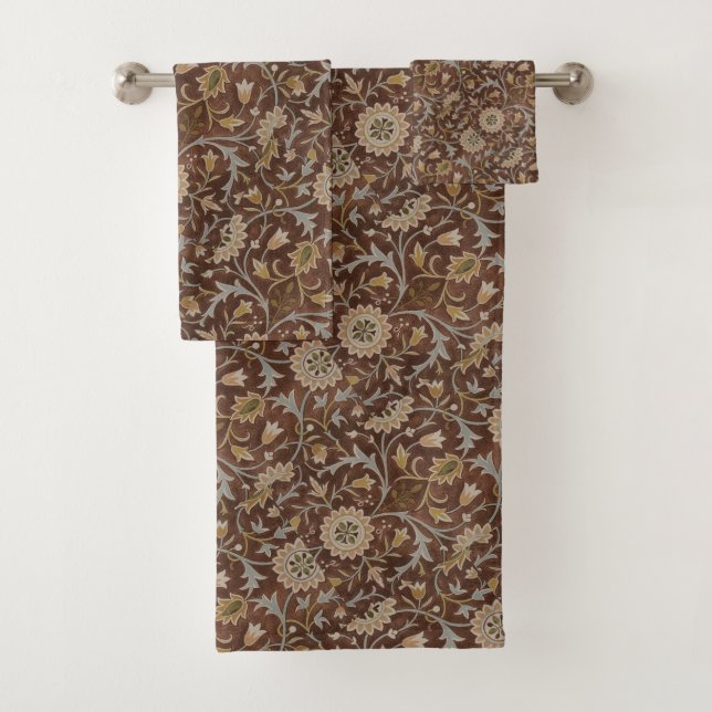 William Morris Little Flower Carpet (En situation)