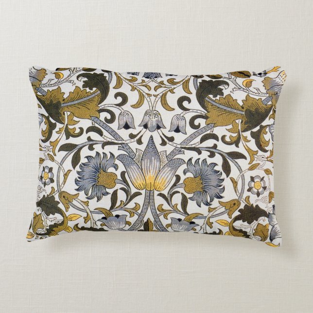 William Morris Lodden Blume Dekokissen (Rückseite)