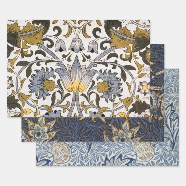 William Morris Lodden Blume Geschenkpapier Set (Set)