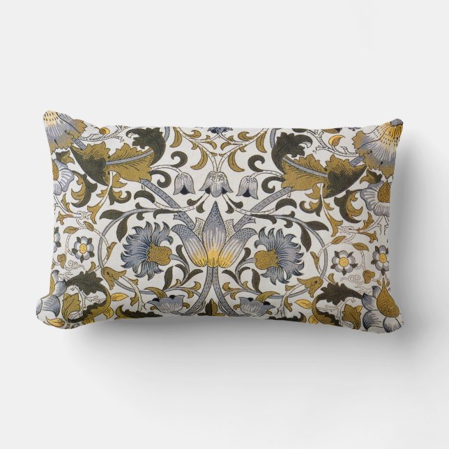 William Morris Lodden Blume Lendenkissen (Vorderseite)