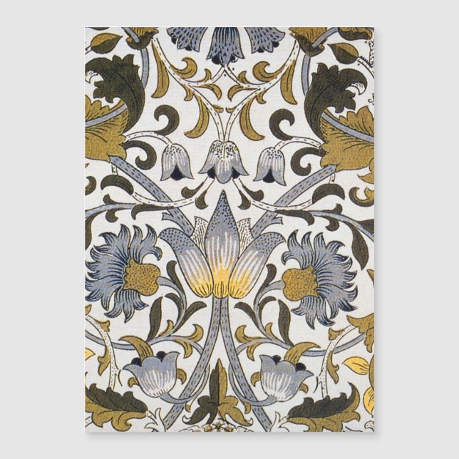 William Morris Lodden Blume Magnetkarte (Vorderseite)