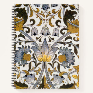 William Morris Lodden Blume Notizbuch