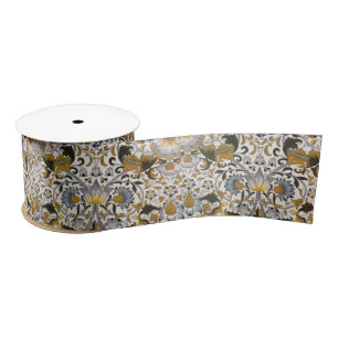William Morris Lodden Blume Satinband