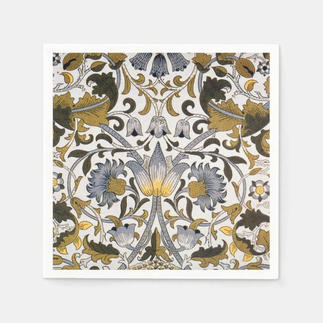 William Morris Lodden Blume Serviette (Vorderseite)