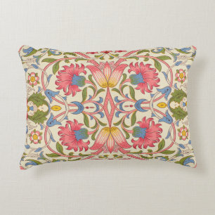 William Morris Lodden Blumenmuster Pastell Dekokissen