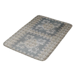 William Morris  Lodden Gray Gold Lace Badematte