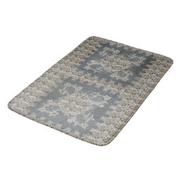 William Morris  Lodden Gray Gold Lace Badematte