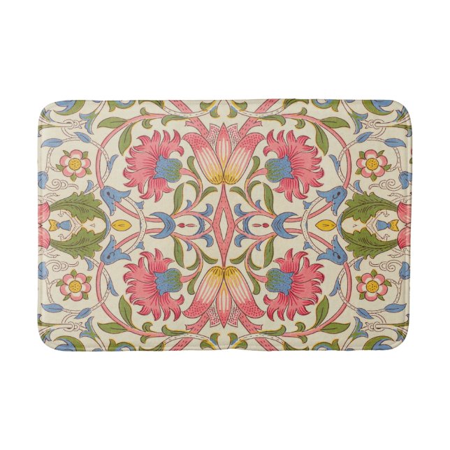 William Morris Lodden Spring Wallpaper Art Badematte (Vorderseite)