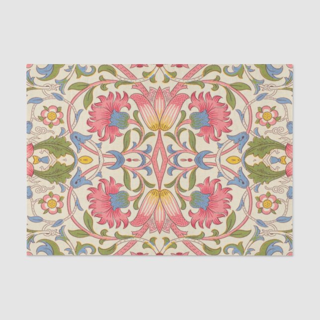William Morris Lodden Spring Wallpaper Art Seidenpapier (Vorderseite)