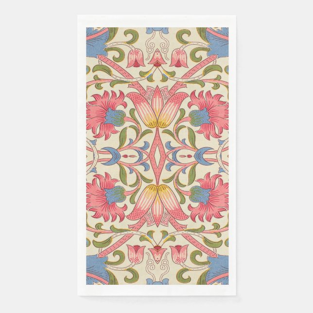 William Morris Lodden Spring Wallpaper Art Serviette (Vorderseite)