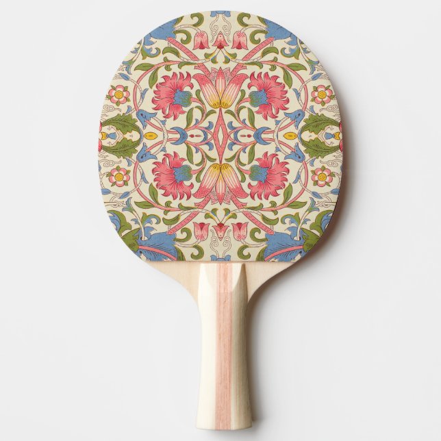 William Morris Lodden Spring Wallpaper Art Tischtennis Schläger (Vorderseite)