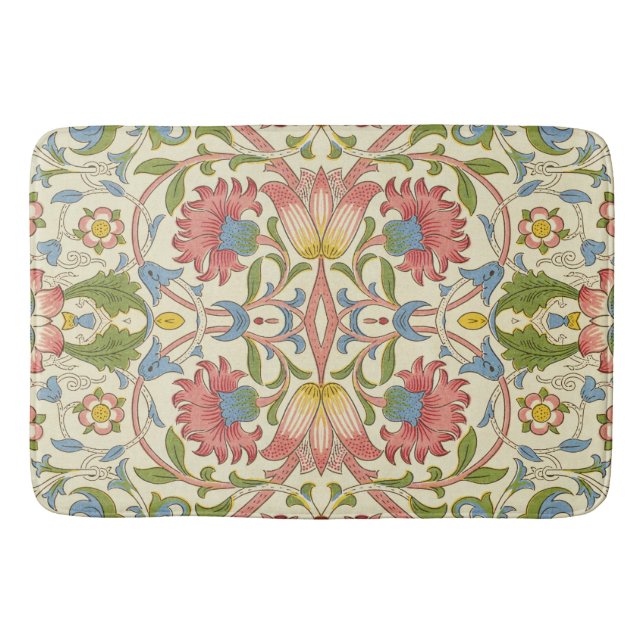 William Morris Loddon Blossom Blumenmuster Badematte (Vorderseite)
