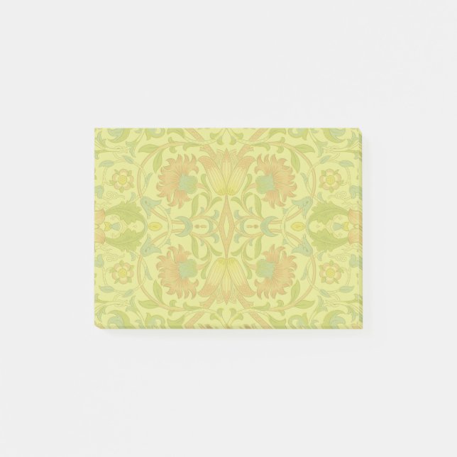 William Morris Loddon Blossom Blumenmuster Post-it Klebezettel (Vorderseite)