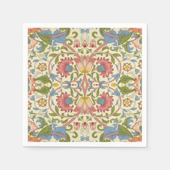 William Morris Loddon Blossom Blumenmuster Serviette (Vorderseite)