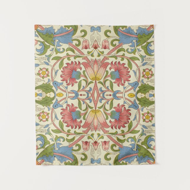 William Morris Loddon Blossom Blumenmuster Wandteppich (Vorderseite)