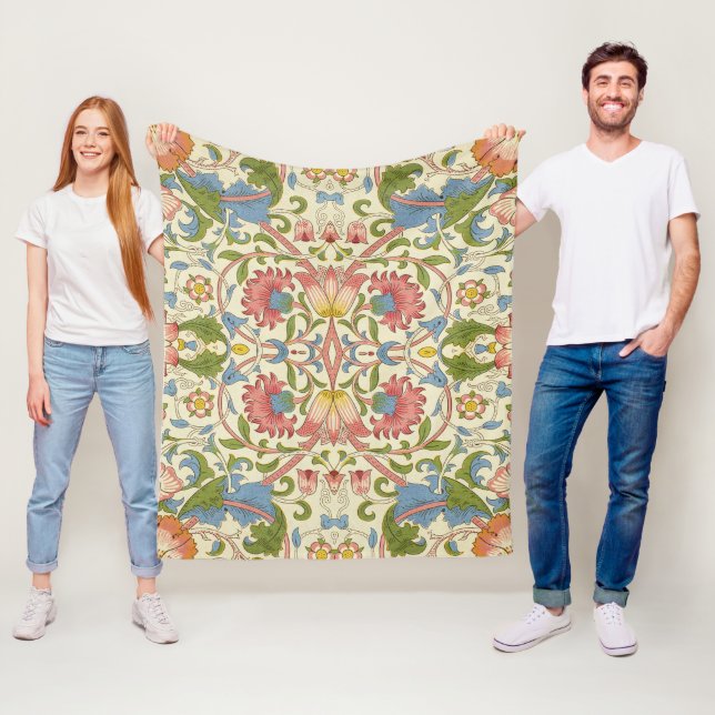 William Morris Loddon Blumengestaltungsmuster Fleecedecke (Beispiel)