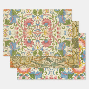 William Morris Loddon Blumengestaltungsmuster Geschenkpapier Set
