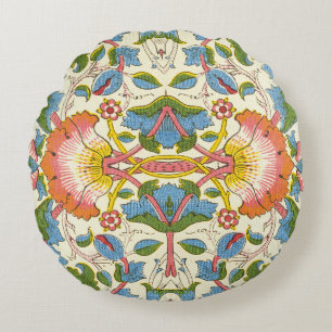 William Morris Loddon Blumengestaltungsmuster Rundes Kissen