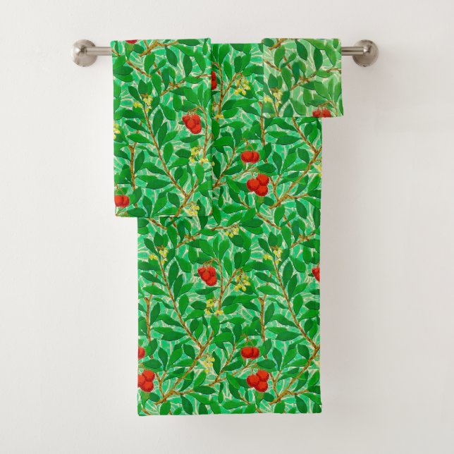 William Morris Lychee Motif d'arbre, vert clair (En situation)