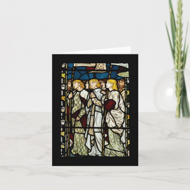 William Morris Malerei, Alle Heiligen Karte (Vorderseite)