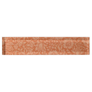 William Morris Mallow Floral Wallpaper Design Namensplakette