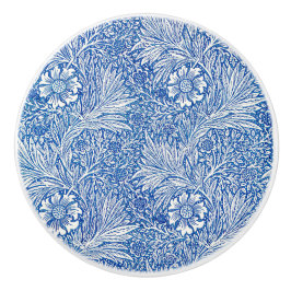 William Morris Marigold Blue Keramikknauf