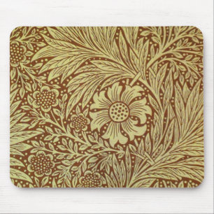 William Morris Marigold Blume Pattern Mousepad