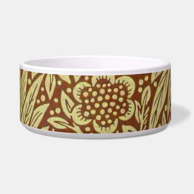 William Morris Marigold Blume Pattern Napf (Links)