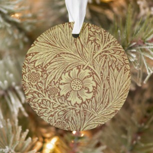 William Morris Marigold Blume Pattern Ornament
