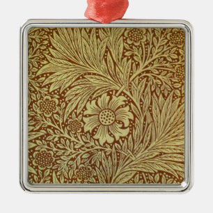 William Morris Marigold Blume Pattern Ornament Aus Metall