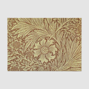 William Morris Marigold Blume Pattern Seidenpapier