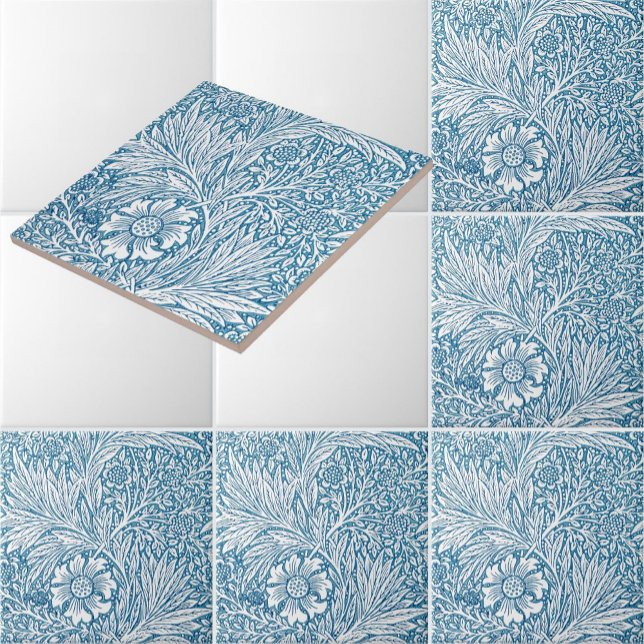 William Morris Marigold Blumenmuster Fliese (Von Creator hochgeladen)