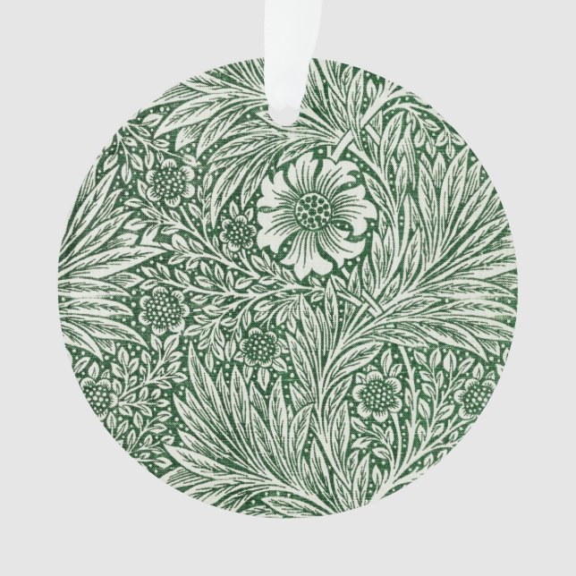 william morris marigold fleurs vertes (devant)