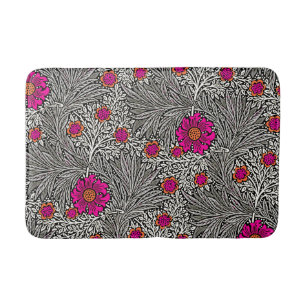 William Morris Marigold, grau / grau und weiß Badematte