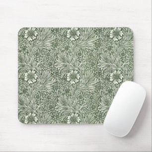 William Morris Marigold Grün Floraler Kunstdruck Mousepad