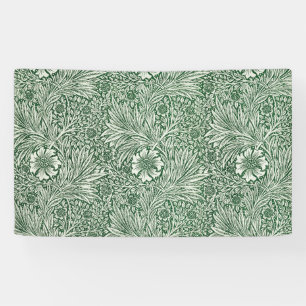 William morris marigold grüne Blume Banner
