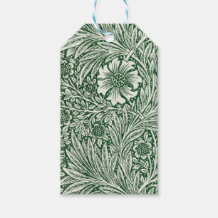 William morris marigold grüne Blume Geschenkanhänger