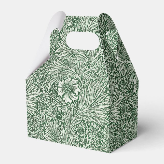 William morris marigold grüne Blume Geschenkschachtel (Vorderseite)