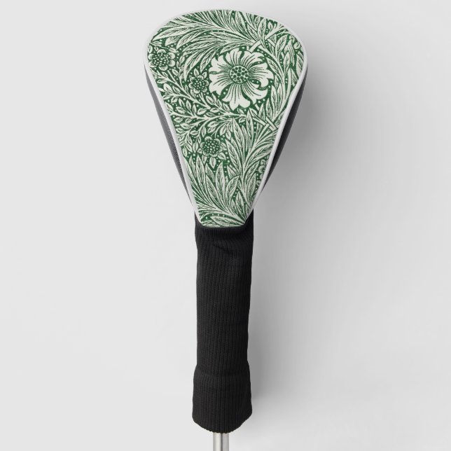 William morris marigold grüne Blume Golf Headcover (Vorderseite)